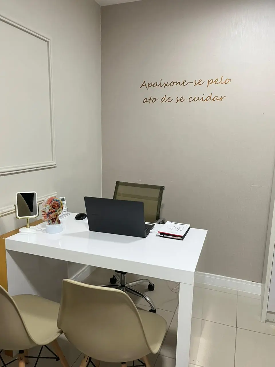 Sala de atendimento da clínica PAULA NATANAELA